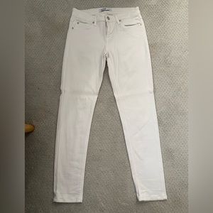 White womens skinny jeans